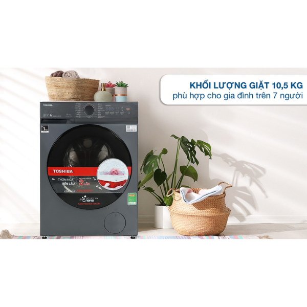 Máy giặt Toshiba TW-T21BU115UWV(MG) Inverter 10.5 kg