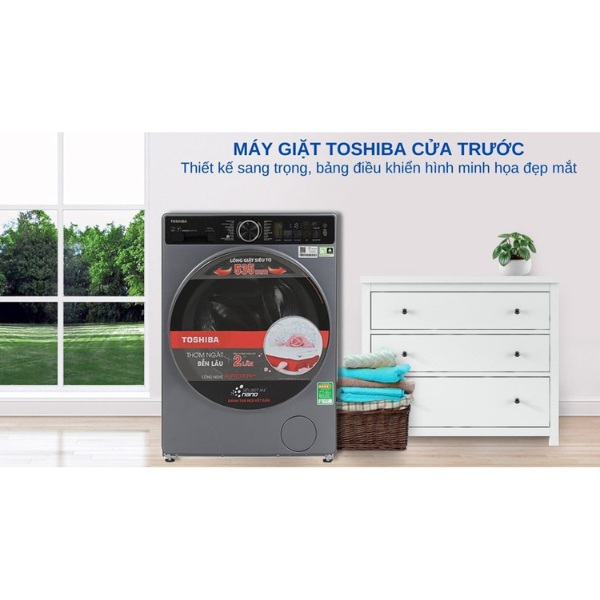 Máy giặt Toshiba TW-T25BU115MWV(MG) Inverter 10.5 kg