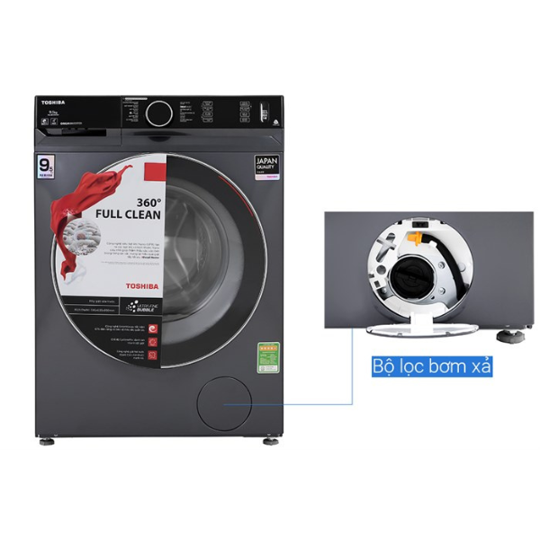 Máy giặt Toshiba TW-BK105G4V(MG) Inverter 9.5 kg