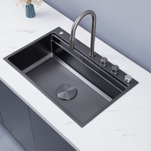 Chậu rửa bát Kluger KWF8161FB-S76W Plus