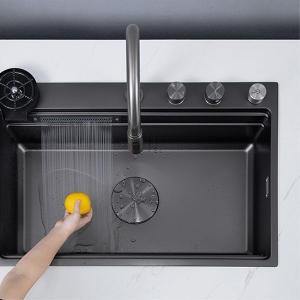 Chậu rửa bát Kluger KWF8161FB-S76W Plus