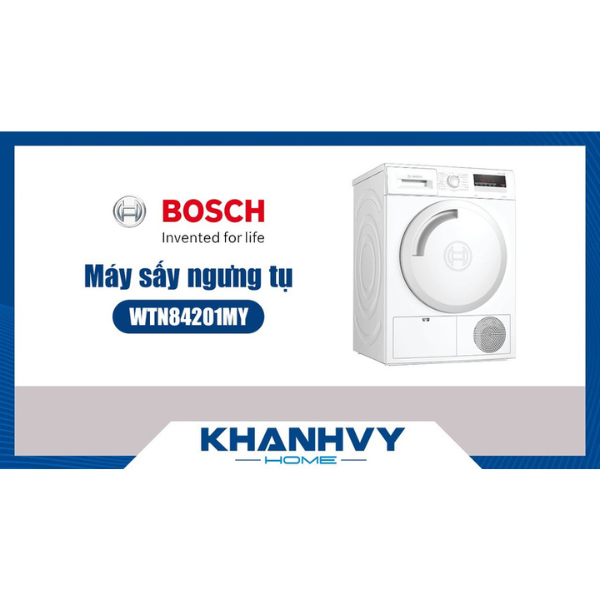 Máy sấy ngưng tụ Bosch WTN84201MY 8kg Series 4