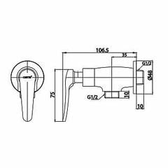 Củ sen tắm Cotto CT1251(HM) nước lạnh