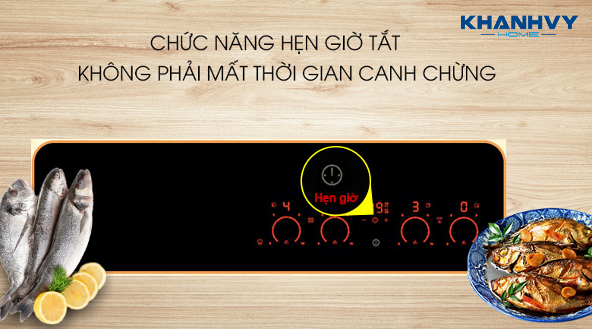 Chức năng hẹn giờ nấu hiện đại