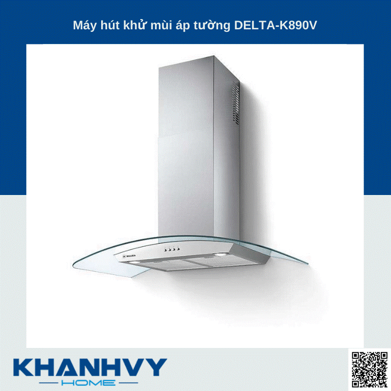 Sản phẩm máy hút khử mùi áp tường DELTA-K890V