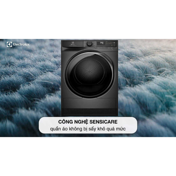 Máy sấy bơm nhiệt 9kg Electrolux EDH903R7SC