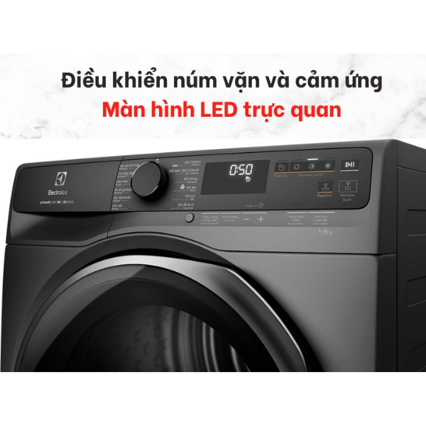 Máy sấy bơm nhiệt 9kg Electrolux EDH903R7SC