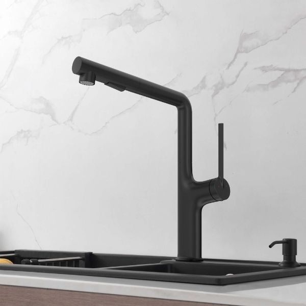 Vòi rửa bát dây rút Kluger Amber KLF0001C