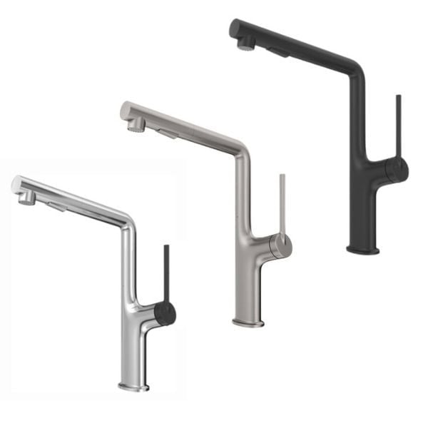 Vòi rửa bát dây rút Kluger Amber KLF0001C