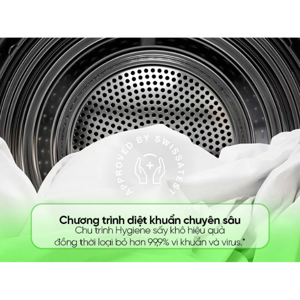 Máy sấy bơm nhiệt 9kg Electrolux EDH902R9SC