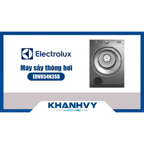 Máy sấy thông hơi Electrolux EDV854N3SB 8.5kg