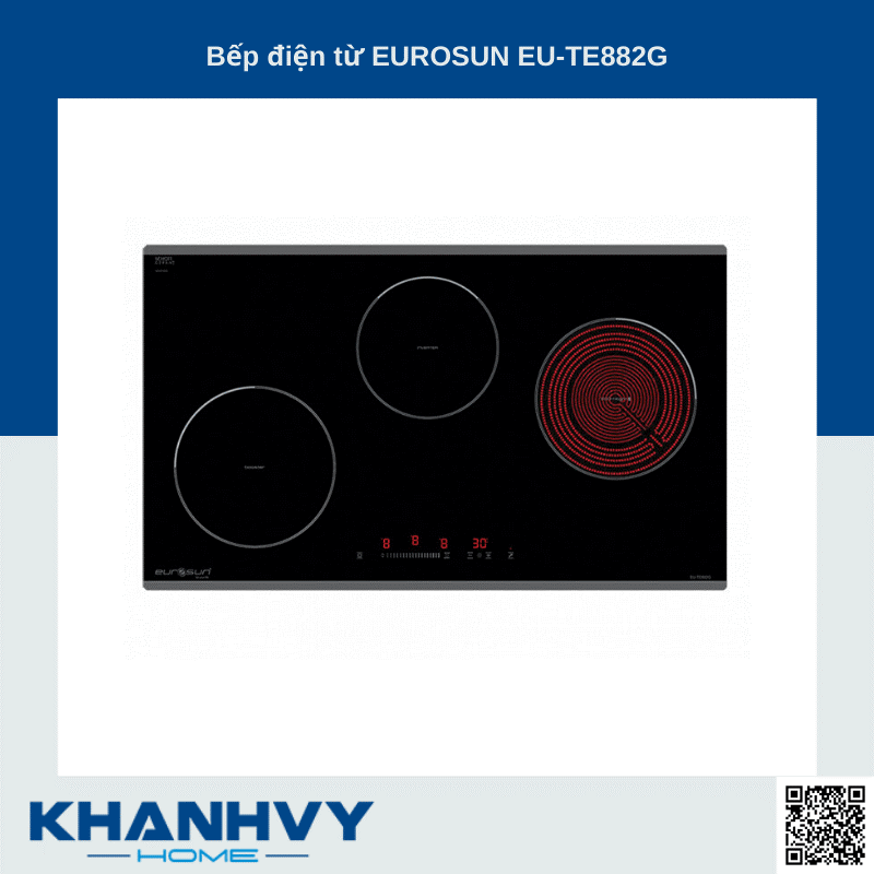 Bếp điện từ Eurosun EU-TE882G tại Khánh Vy Home
