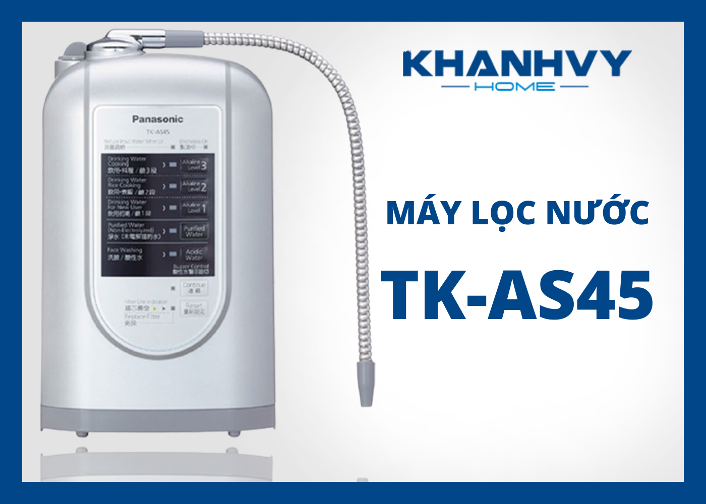 Máy điện giải ion kiềm Panasonic TK-AS45