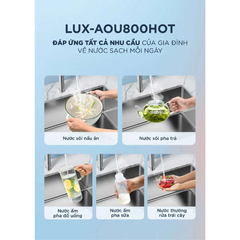 Máy lọc nước đặt gầm AOSmith LUX-AOU800HOT