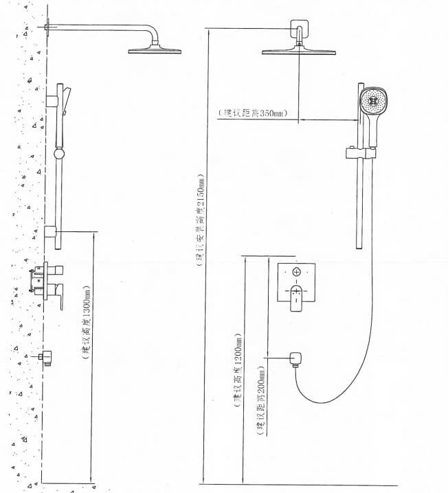 Sen tắm âm tường tự động tẩy cặn Jomoo 37311-636/1B-1
