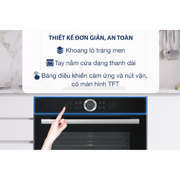 Lò nướng Bosch HBG634BB1B - Serie 8