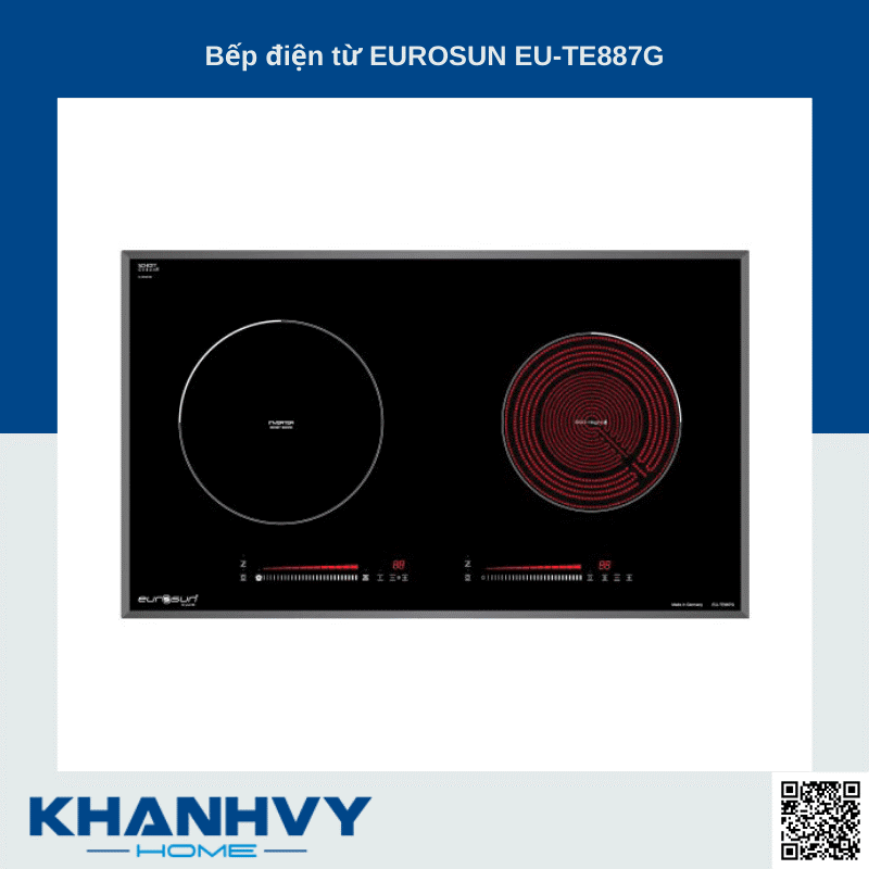 Bếp điện từ Eurosun EU-TE887G tại Khánh Vy Home