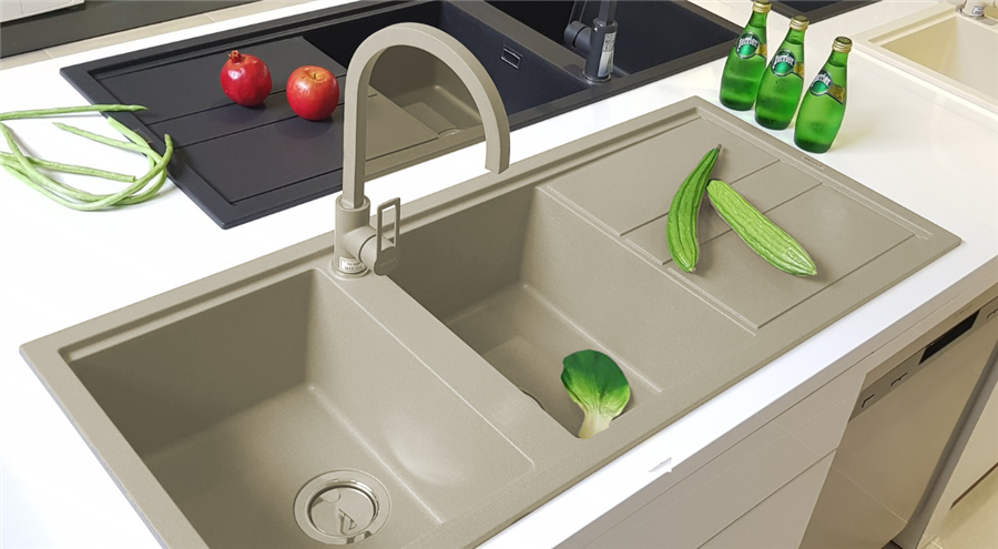 Vòi rửa chén Malloca MF-043 màu đất đẹp mắt