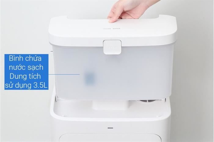 Robot hút bụi Ecovacs N30 Pro Omni màu trắng