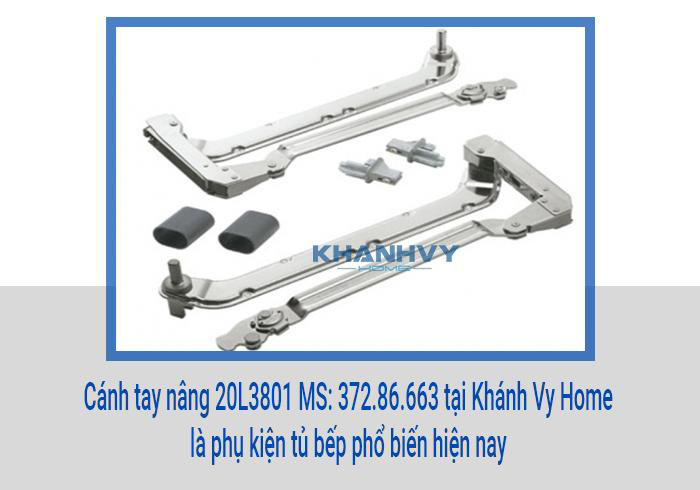 Cánh tay nâng 20L3801 MS: 372.86.663 tại Khánh Vy Home là phụ kiện tủ bếp phổ biến hiện nay