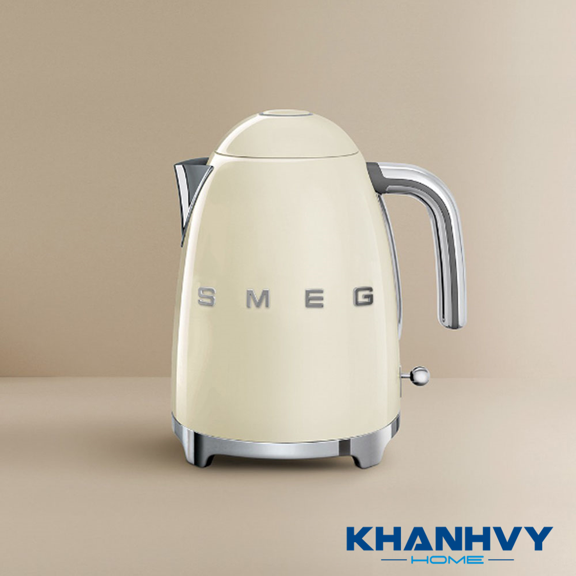 Ấm đun nước SMEG KLF03CREU 535.43.675 là sản phẩm của thương hiệu cao cấp Smeg – Ý, sở hữu gam màu pastel vô cùng thanh lịch và sang trọng