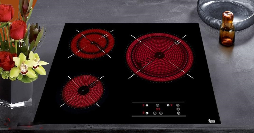 Bếp điện Teka TR 6320 40239012 có 3 vùng nấu linh hoạt