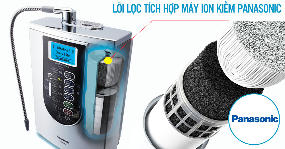 Lõi máy lọc nước Panasonic TK-AS66 cần được thay mỗi 6 tháng hoặc khi đã lọc khoảng từ 6.000 lít nước