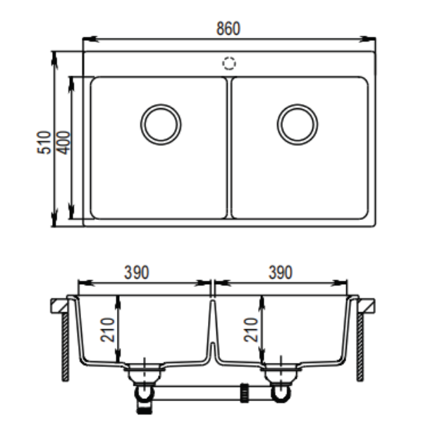 Chậu đá Maadela MDS-A8651W