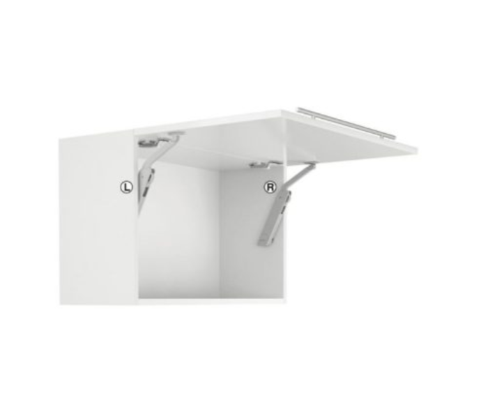Tay nâng H1.5 D màu xám bên phải-DIY Hafele 493.05.346