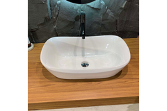Chậu lavabo Toto PJS06WE#GW đá cẩm thạch nhân tạo đặt bàn