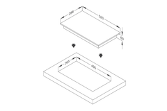 Bếp từ domino Malloca MDI 302 FZ 2 từ