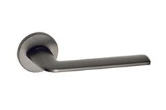 Bộ khóa tay nắm gạt cửa chính DIY Hafele xám chì 499.63.602