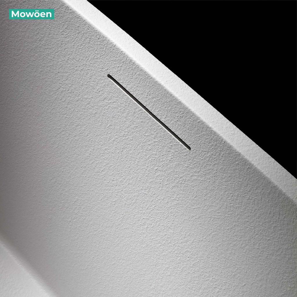 Bồn tắm đá MOWOEN MW003-Matt White