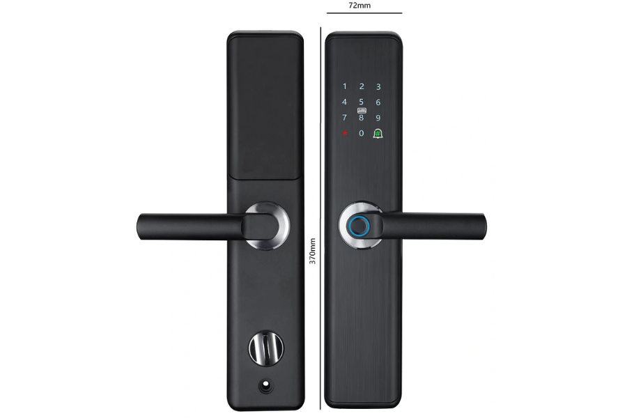 Khóa điện tử Hubert HB CG59 Rough Black ( Serie 2)
