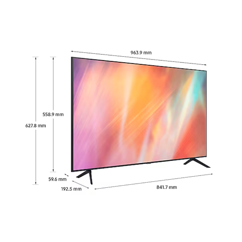Smart Tivi 43 inch UHD 4K AU7000 Samsung UA43AU7000KXXV