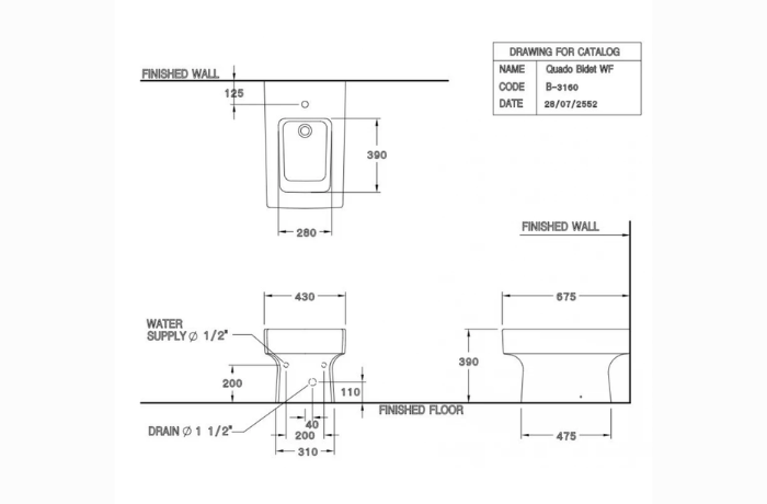 Bàn cầu treo tường nắp đóng êm Cotto SC198517(T)