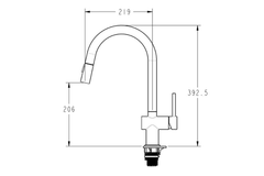 Vòi rửa bát Kluger KLF0021C