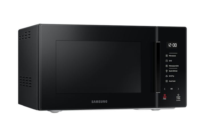 Lò vi sóng Samsung MG23T5018CK công nghệ chiên nướng Grill Fry 23L màu đen