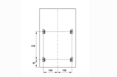 Thùng rác gắn cánh Hafele Kosmo Viola 503.48.505