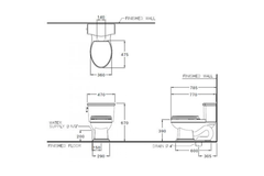 Bàn cầu 1 khối Cotto C10617 nắp đóng êm