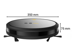 Robot hút bụi Hubert HB-D68 SERIE 2 black