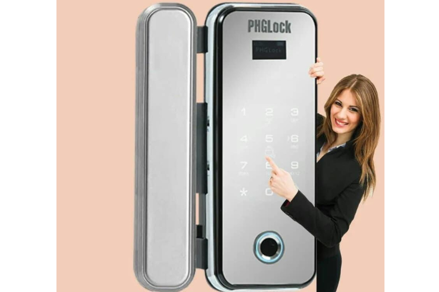 Khóa điện tử PHGlock FG3605-SMS vân tay cửa kính