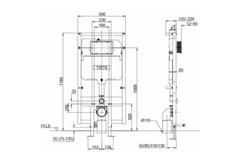 Két nước âm tường Toto WH172AAT