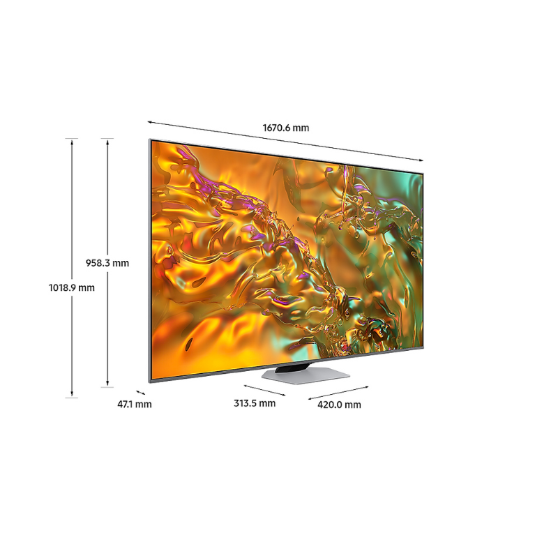 Smart Tivi 75 inch QLED Q80D 4K Samsung QA75Q80DAKXXV