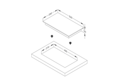 Bếp domino Malloca MDR 301 1 điện
