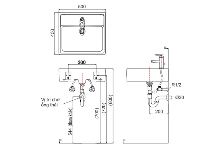 Chậu lavabo Inax AL-293V đặt bàn