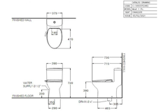 Bàn cầu 1 khối Cotto C105337(CN5) nắp rửa cơ