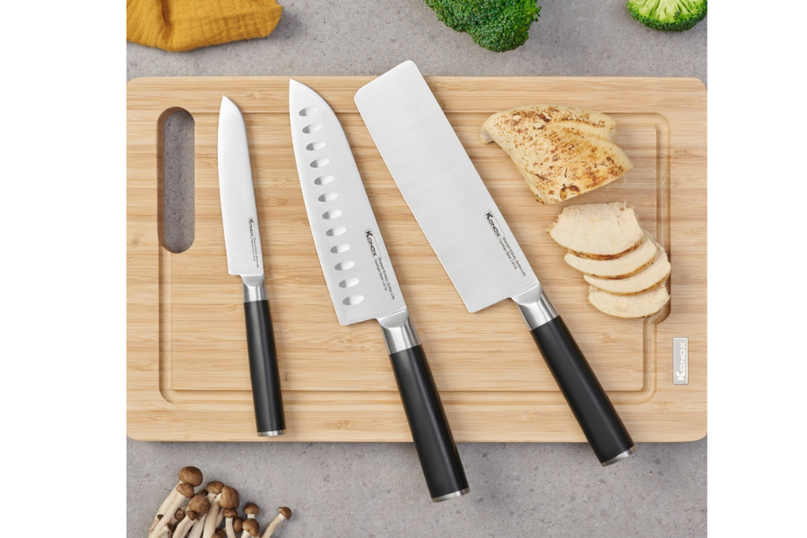 Bộ dao làm bếp 3 món Konox Alder Set