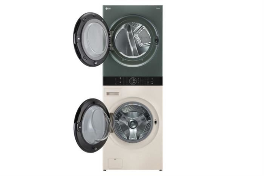Tháp giặt sấy LG WT1410NHEG Giặt 14kg/Sấy 10kg Màu be