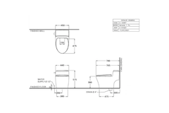 Bàn cầu 1 khối Cotto C10357 nắp đóng êm